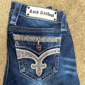 Rock Revival Skinny Jeans Size 27Length 31 Inches